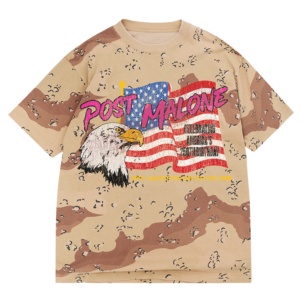 Big Ass Stadium Tour Desert Camo Tee - Post Malone | Official Shop