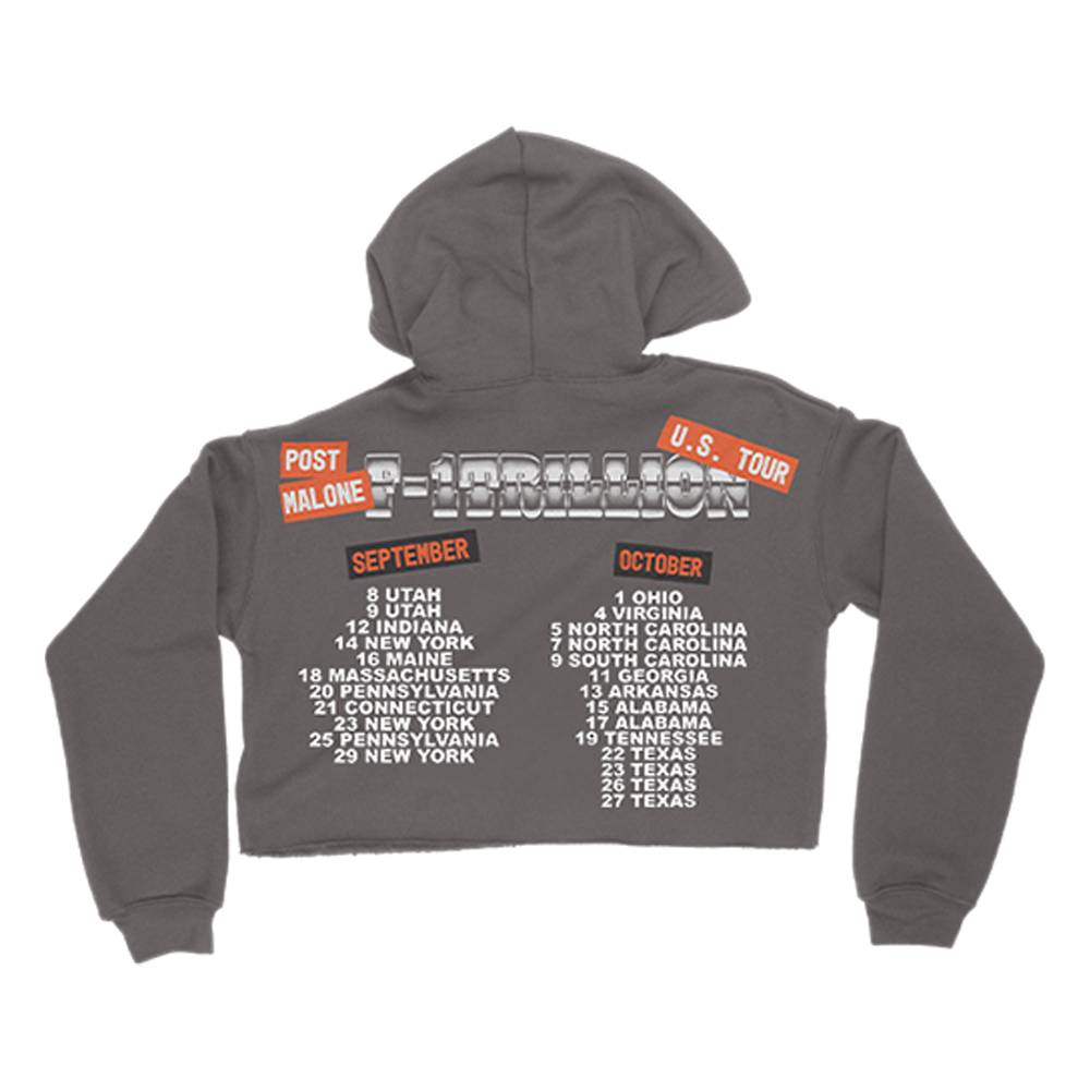F-1 Trillion Tour Crop Hoodie Back