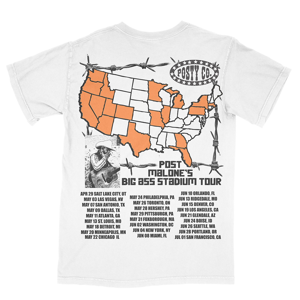 Big Ass Stadium Tour All Over Print T-Shirt Back