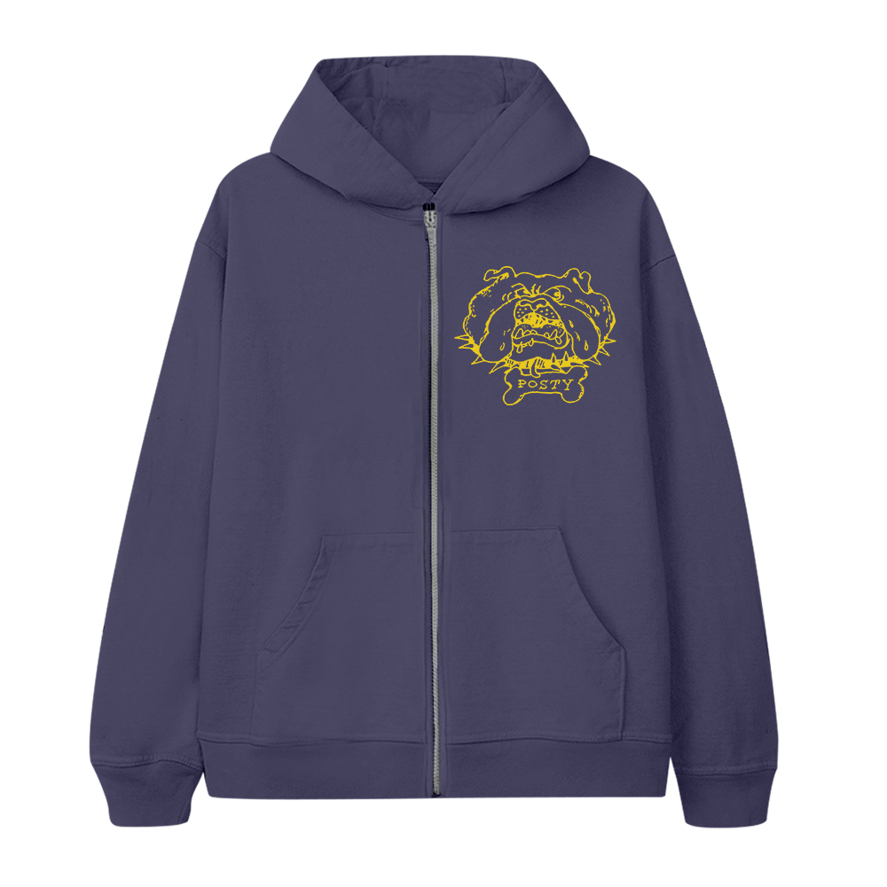 Posty Bulldog Zip Hoodie - Post Malone | Official Shop