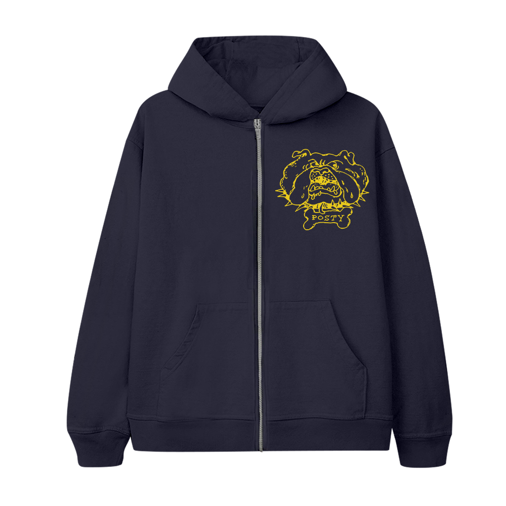 Posty Bulldog Zip Hoodie - Post Malone | Official Shop