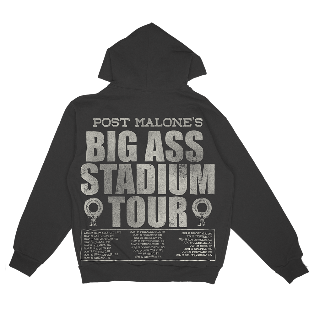 Big Ass Stadium Tour Zip Hoodie Back