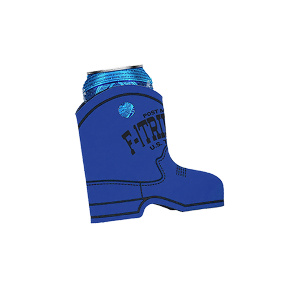 F-1 Trillion Blue Boot Can Cooler