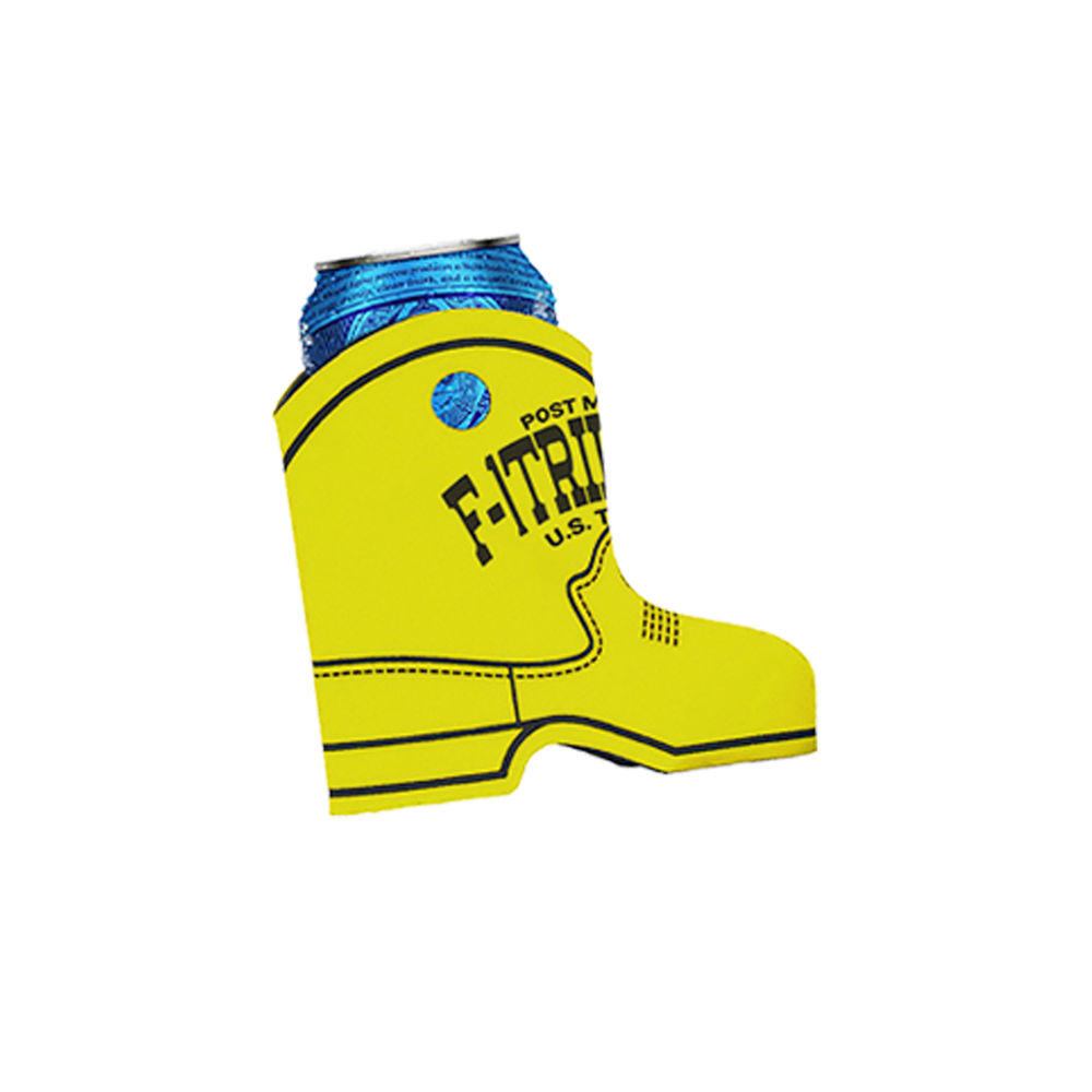 F-1 Trillion Yellow Boot Can Cooler