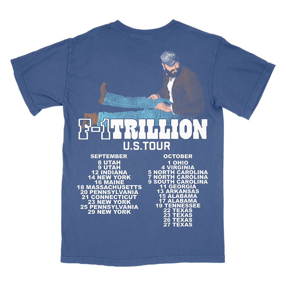 F-1 Trillion Tour Collage T-shirt Back