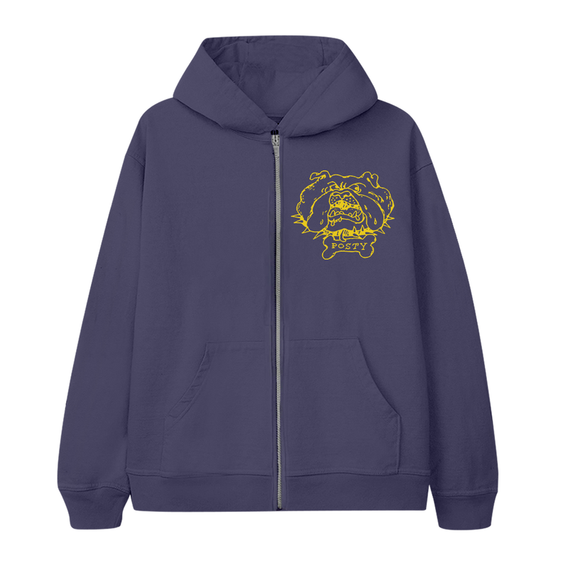 Posty Bulldog Zip Hoodie - Post Malone | Official Shop