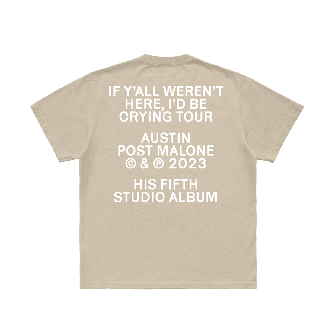 SAND KEYS TSHIRT Post Malone Official Shop