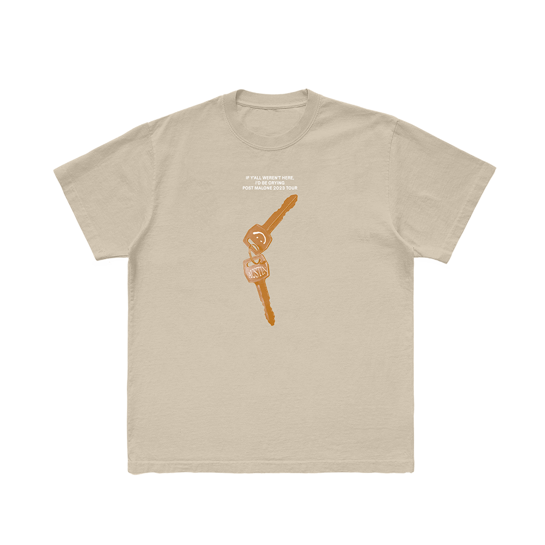 SAND KEYS T-SHIRT FRONT