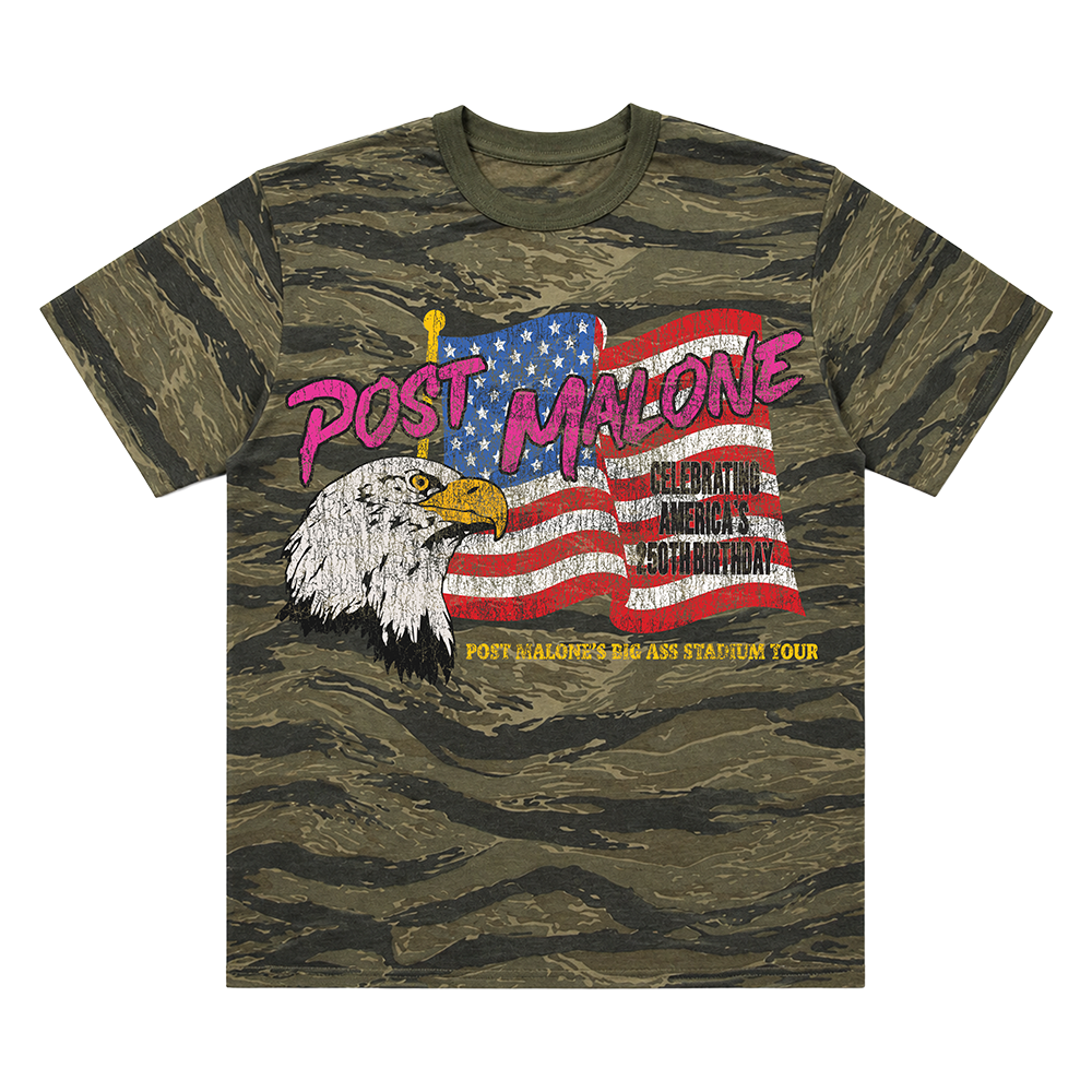 Big Ass Stadium Tour Tiger Camo Tee