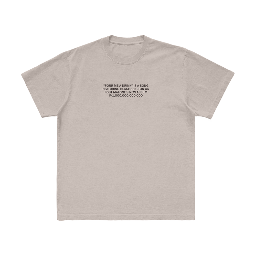 pour me a drink t-shirt - Post Malone | Official Shop