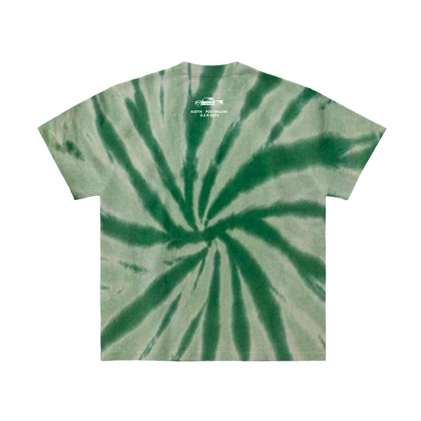 Austin Green Tie Dye T-Shirt – Post Malone | Official Shop