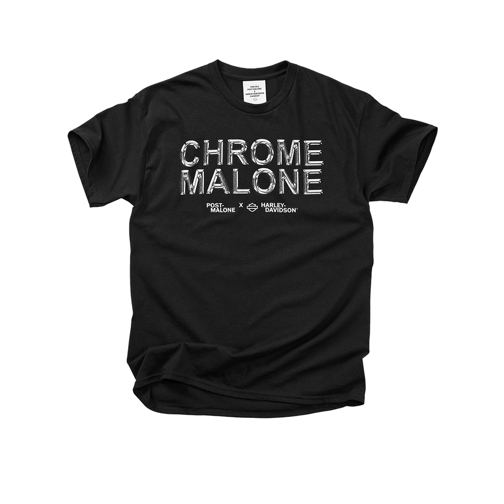 POST MALONE x H-D CHROME MALONE TEE FRONT