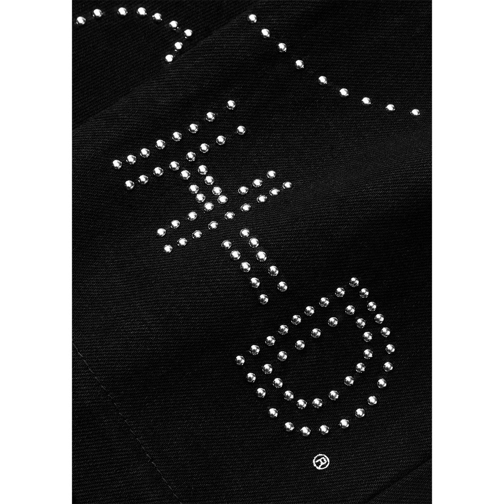 POST MALONE x HD MEN'S STUDDED HORSEPOWER DENIM PANTS Post Malone